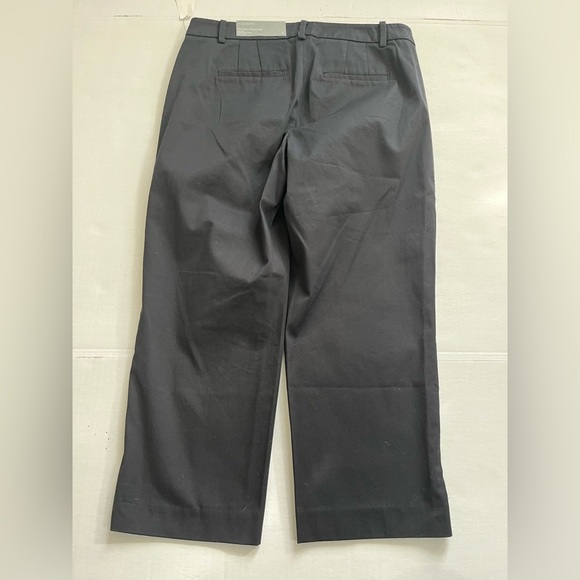 Talbots Perfect Skimmer Cropped Pants Size 4 Black New with Tags - Picture 2 of 10